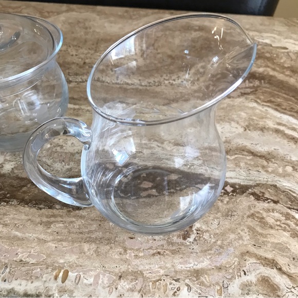 Princess House Sugar and Creamer set - Picture 4 of 11